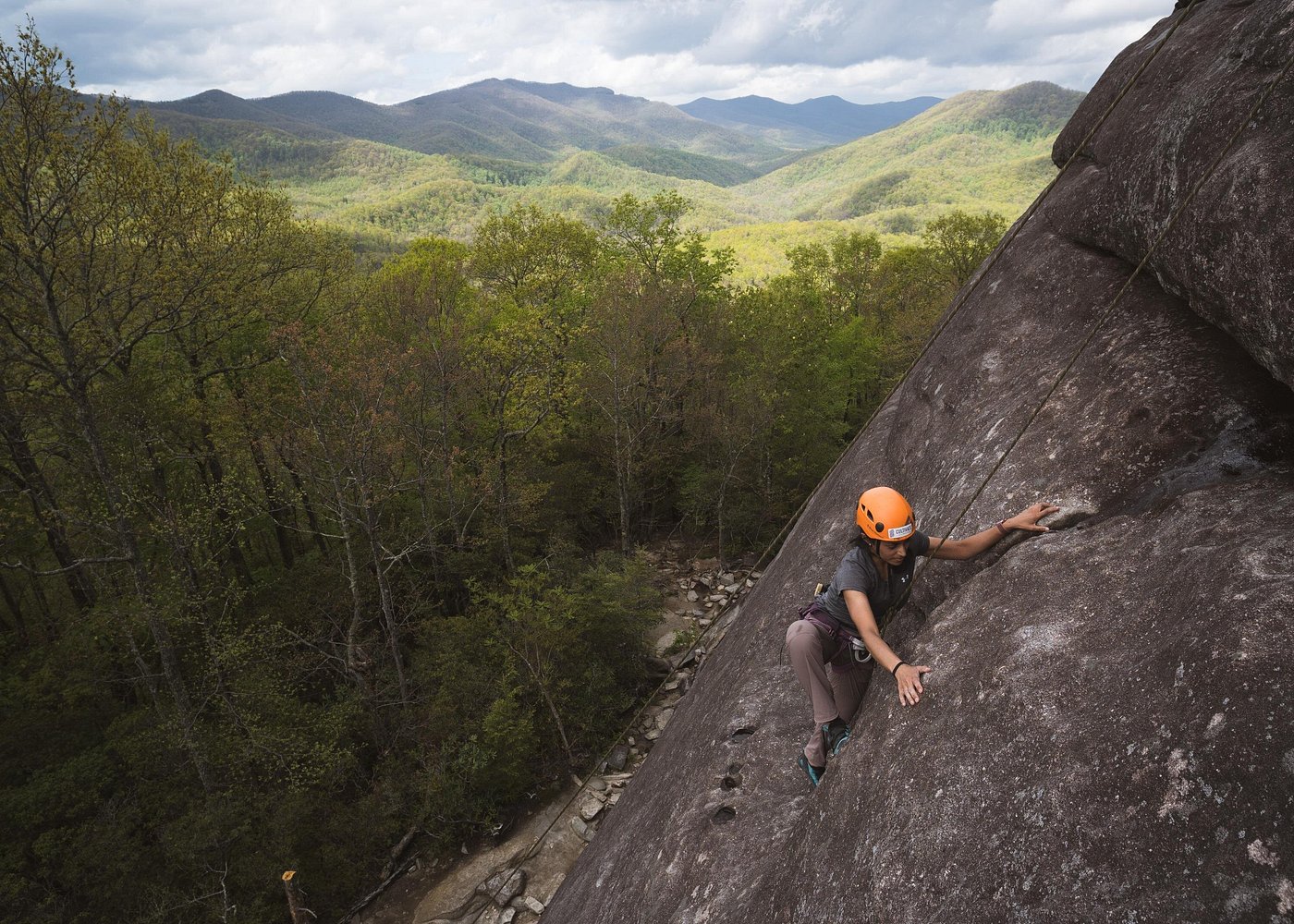 Full Day Top Rope Climbing Trip in Western North Carolina